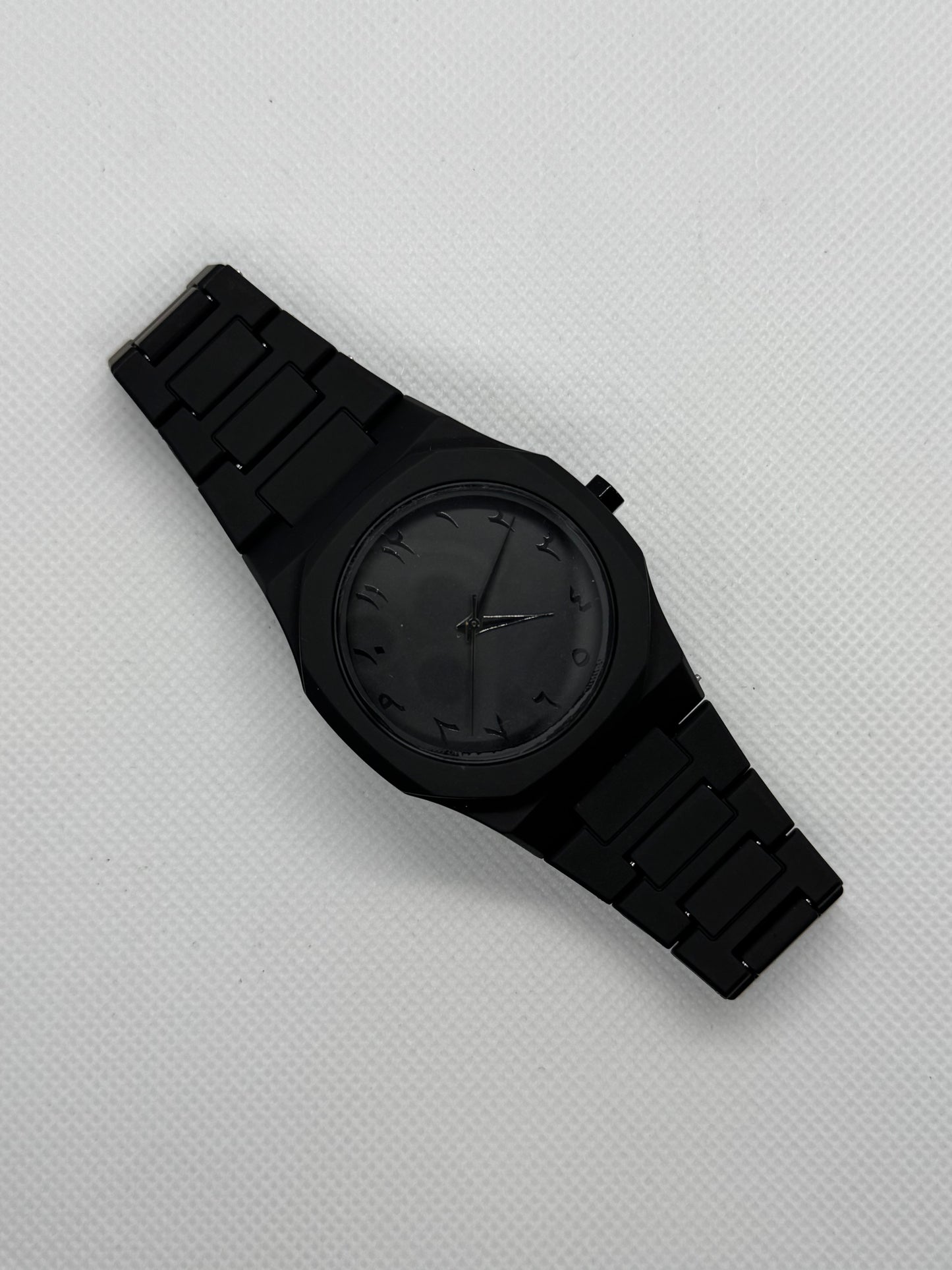 Black Arabic Aura Watch Flat 40% OFF