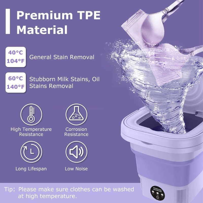™Foldable Mini Laundry Machine
