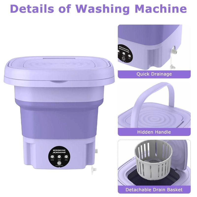 ™Foldable Mini Laundry Machine