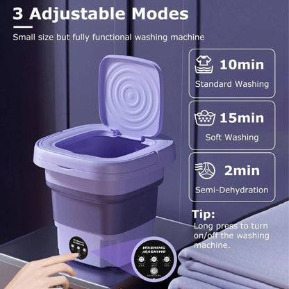 ™Foldable Mini Laundry Machine