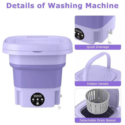 ™Foldable Mini Laundry Machine