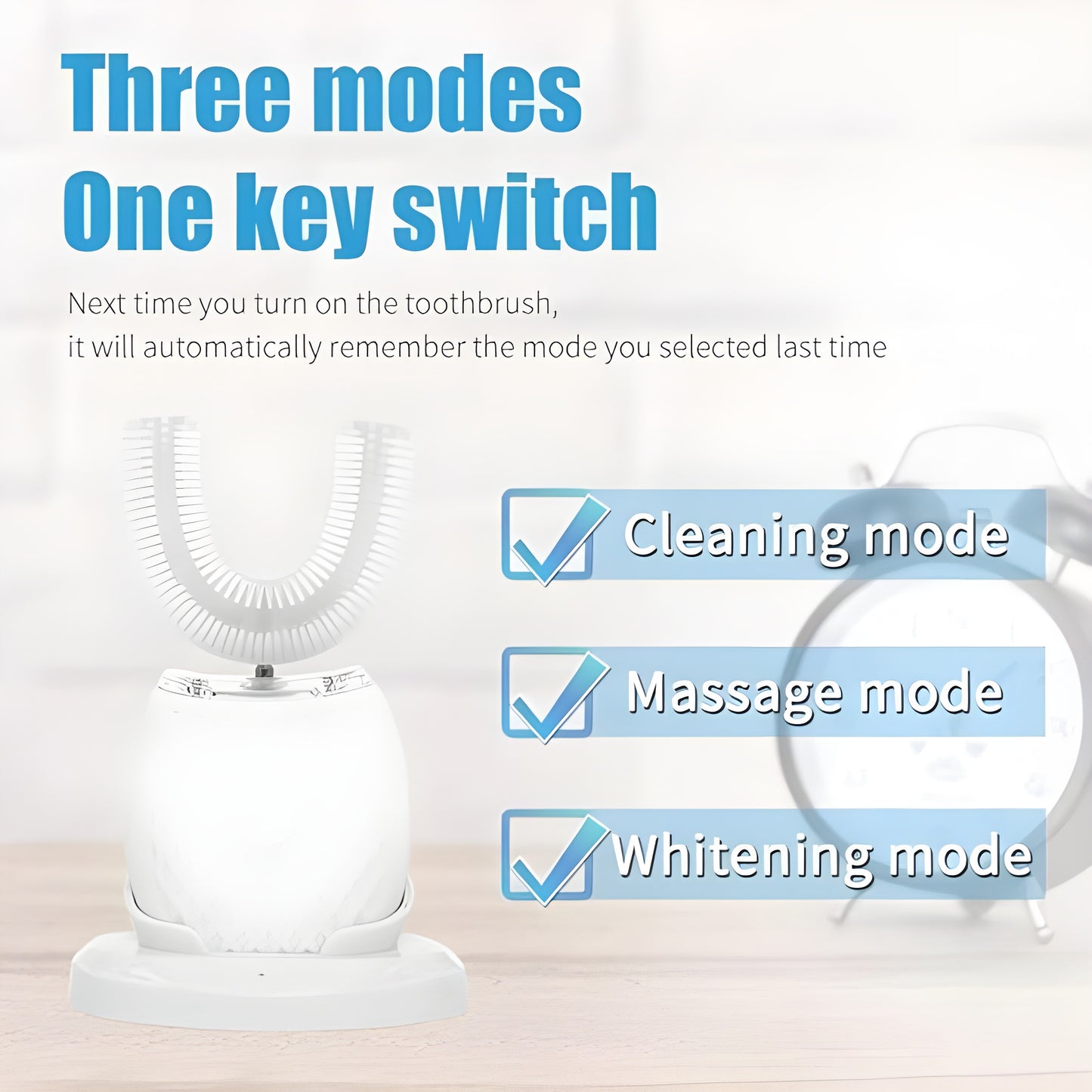 ™Smart Electric U-Shape Rechargeable tooth brush